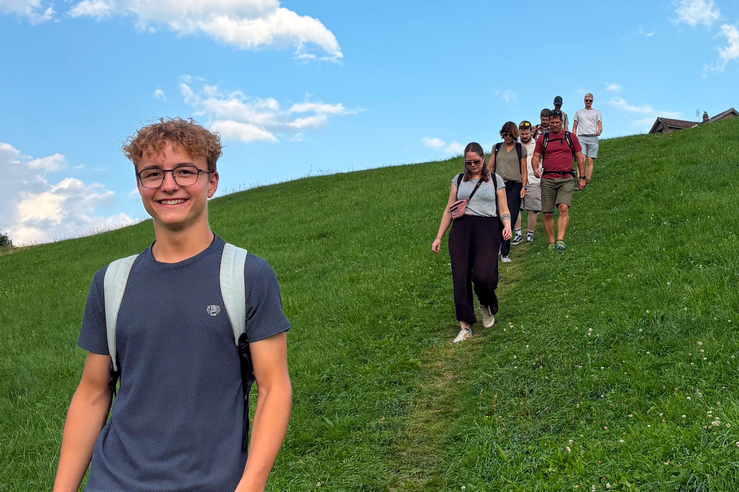 auf dem Weg zurück ins Tal auf dem Weg zurück ins Tal