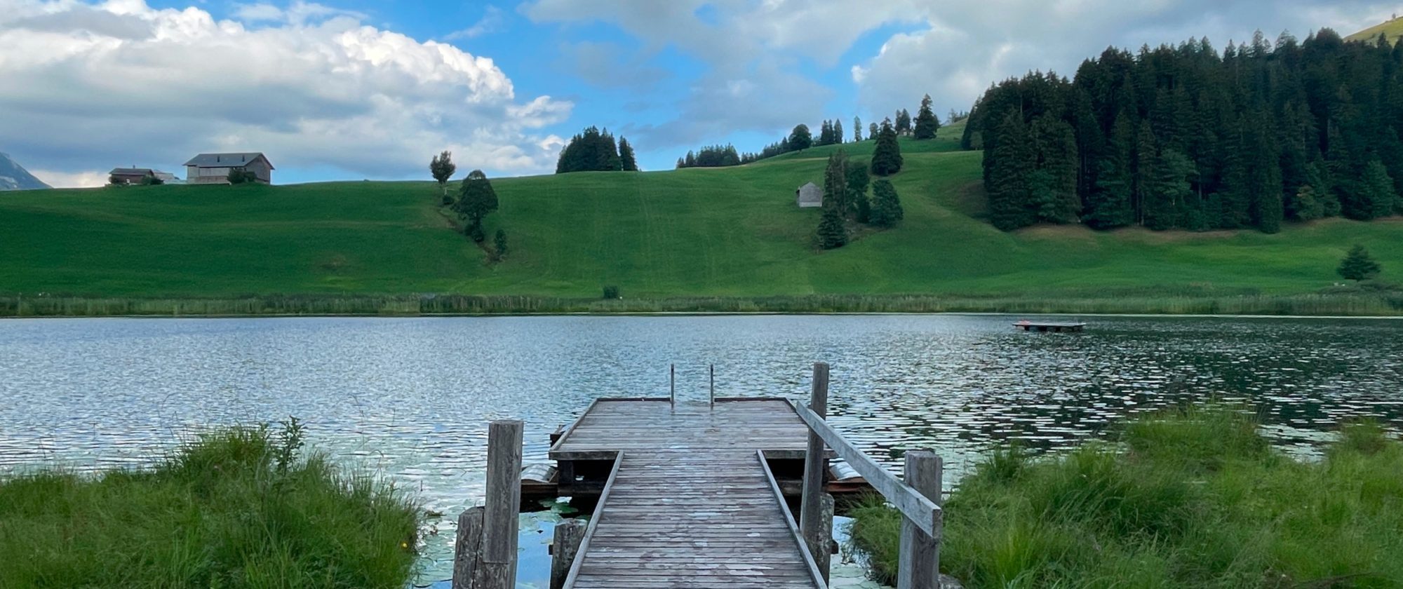 Abkühlung im Schwendisee Abkühlung im Schwendisee
