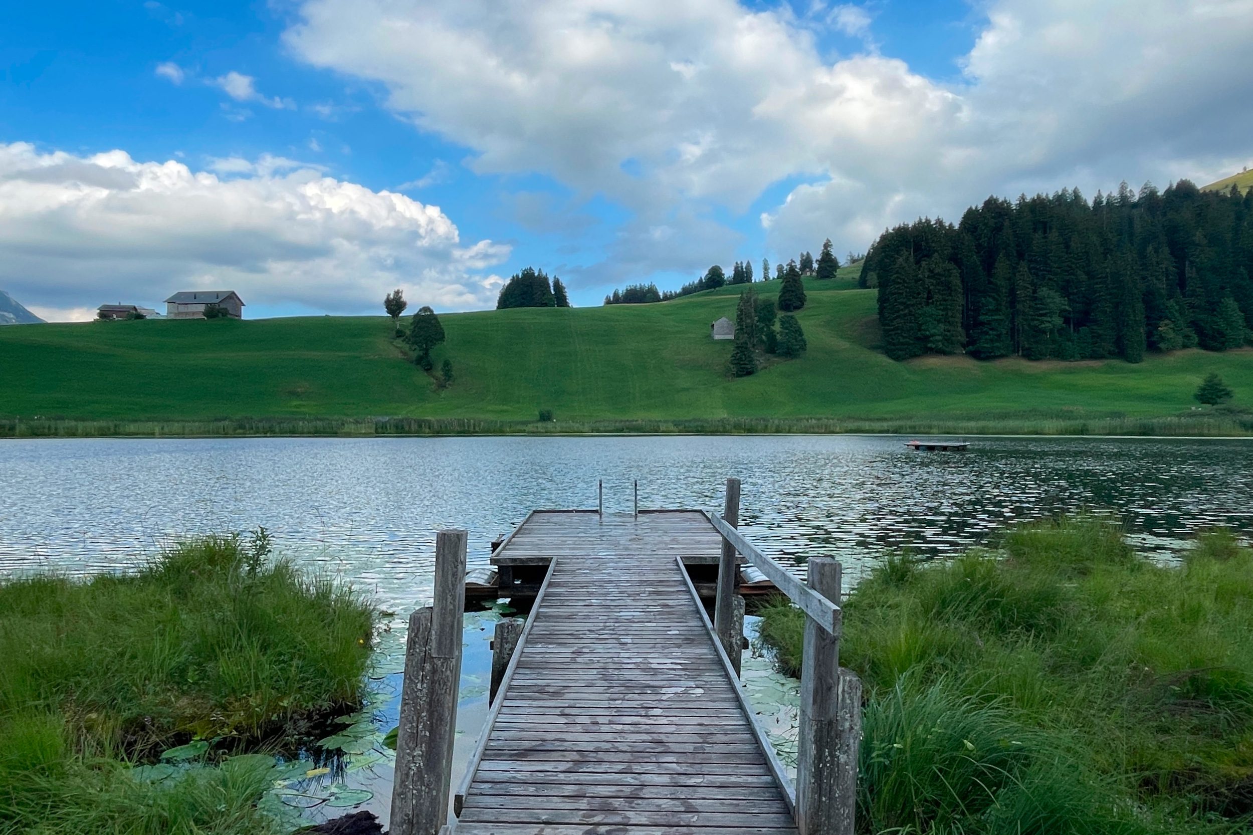 Abkühlung im Schwendisee Abkühlung im Schwendisee